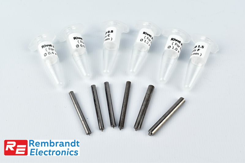 PCB Rivet / Eyelet Punch Tools for Rivets / Eyelets A, B, C, D, E and F