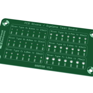 PCB Rivets / Eyelets Test Board