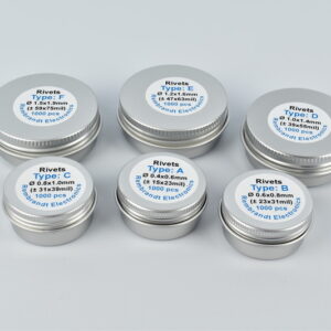 Rivets / Eyelets for double sided PCB – 1000 Pieces
